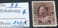 Canada Michel Nr: 97  * Unused   Stamp #4881 - Unused Stamps