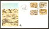 South West Africa 1978 Desert Animals Snake Gecko Chameleon Sand Mole Scorpion Reptiles  FDC # 6076 - Snakes