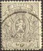 Belgium #24a Used 1c Gray Coat Of Arms  From 1866 - 1866-1867 Piccolo Leone