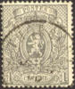 Belgium #24a Used 1c Gray Coat Of Arms  From 1866 - 1866-1867 Blasón
