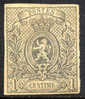 Belgium #23 Mint Hinged 1c Coat Of Arms W/APS Certificate - 1866-1867 Blasón