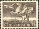 Belgium C12 XF Mint Hinged 50fr Airmail From 1949 - Altri & Non Classificati