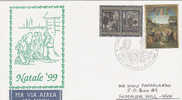 Vatican-1999 Christmas On Cover Sent To Australia - Ongebruikt