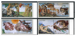 1994 - VATICANO - VATIKAN - Sass. 975/982 - Restauro Cappella Sistina -  Stamps Mint - - Unused Stamps