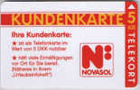 Denmark, P 028, Novasol, Kundenkarte, Only 33500 Issued. - Dinamarca