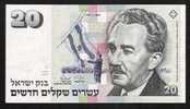 ISRAEL   P54c   20    NEW SHEQALIM  1993    VF      NO P.h. - Israele