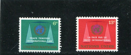 UNITED NATIONS - NEW YORK   - 1969  PEACE THROUGH INTERNATIONAL LAW   SET MINT NH - Nuovi