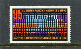 UNITED NATIONS - NEW YORK   - 1972  DEFINITIVE  95 C.  MINT NH - Unused Stamps