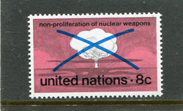 UNITED NATIONS - NEW YORK   - 1972  NON PROLIFERATION OF NUCLEAR WEAPONS SET  MINT NH - Unused Stamps