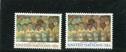 UNITED NATIONS - NEW YORK   - 1974  CANDIDO PORTINARI FRESCO  SET   MINT NH - Unused Stamps
