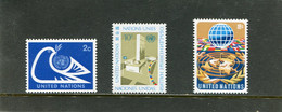 UNITED NATIONS - NEW YORK   - 1974  DEFINITIVE   SET   MINT NH - Unused Stamps
