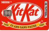 Publicité Chocolat : Kit Kat : 25 Ans Sans Pause : 1970-1995 - Levensmiddelen