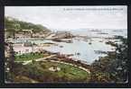 1914 Postcard Princess Gardens & Pavilion Torquay Devon - Inverted 1/2d GB Stamp - Ref 451 - Torquay