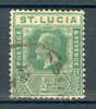 St. Lucia 1921 SG. 91  ½ C. King George VI  Wmk. Mult Script CA - Ste Lucie (...-1978)