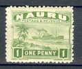 Nauru Australian Mandate 1924-34 SG. 27A  1d. Century Freighter MH - Nauru