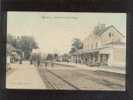 Chagny Intérieur De La Gare édit.grillot Couleur Toilée Animée Chemin De Fer  Belle Carte - Chagny