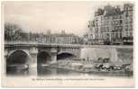 Carte Postale Ancienne La Seine à Travers Paris - Le Pont Neuf Au Petit Bras De La Seine - Péniche, Batellerie - The River Seine And Its Banks