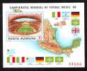 Romania 1986 FIFA CUP,Football,Soccer,Mexico,BL.226,MNH - 1986 – Mexiko