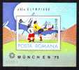 Romania 1972 Olympic Games Munchen,Football ,Soccer,ss,MNH - UEFA European Championship