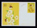 BEES Abeilles Insects Insectes Faune Animaux Animals Animales Postal Stationery 1987 POLOGNE Gc844 - Abeilles