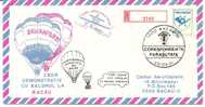 ROMANIA Enveloppe / Cover VOL BALLON BACAU Cachet Special - Other (Air)