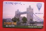 Japan Japon  Telefonkarte Télécarte Phonecard - England Great  Britain - Cultural