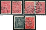 ● JUGOSLAVIA  - Regno  - 1931 - N. 210 A . . . + 214 B Usati  - J185 /87 /88 - Used Stamps