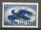 Netherlands 1953 Mi. 630 Bijzondere Vluchten Airmail Flugpostmarke Sonderflüge Bird Raven Rabenkrähe Corvus Corone MLH - Airmail