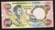 NIGERIA  P18e   20  NAIRA (1984)  Signature 6    1977 - 1984    VF   NO P.h. - Nigeria