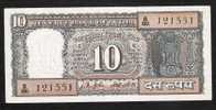 INDIA INDE  P58  10 RUPEES (1967)  #B/86   S.76   UNC.   2 P.h. - Inde