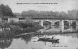 08. RETHEL.  LES PONTS DE CHEMIN DE FER SUR L'AISNE. Train,animation. - Rethel