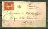 FRANCE N° 138  Obl. S/Lettre Entiére Origine Rurale - Covers & Documents