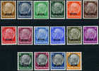 France German Occupation Alsace N27-42 Mint Never Hinged Set Of 1940 - Other & Unclassified