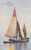 Voilier Et Barque Sur Le Lac - Oblitérée Le 3.IV.1920 - Voiliers