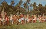 TAHITI - PATIA FA - MANIFESTATION FOLKLORIQUE UNIQUE AU MONDE LES PARTICIPANT TENTENT DE PLANTER LE JAVELOT DANS UN COCO - Polynésie Française