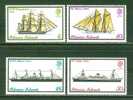 Pitcairn Islands     Mailboats    Set   SC# 147-50 MNH** - Islas De Pitcairn