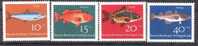 RFA - N°Y&T - 284/7 - Série De 4 Valeurs Compléte Avec Surtaxe  - Poissons - N** - Unused Stamps