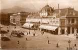 86 - NICE : Place Masséna - TOP CPA PEU COURANTE - Animation Tramway - Real-Photo Strsbourg - Cachet De La Poste 1925 - Markten, Pleinen