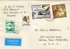 Carta, Aérea BUDAPEST ( Hungria) 1990, Cover, Lettre, Mail. - Storia Postale