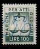 1961 - MARCHE PER REGISTRAZIONE - ATTI GIUDIZIARI -  Lire 100 - Revenue Stamps