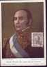 CARTE-MAXIMUM ARGENTINE N° Yvert 365 (Portrait De Don Justo José De Urquiza) Obl Sp Exp Phil 12.5.39   RRR - Storia Postale