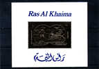 RAS ALKHAIMA   BLOC Timbre OR  COSMOS - Astrología