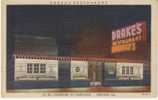 Drake's Restaurant, Chicago Illinois On 1940s Vintage Curteich Linen Postcard, Lounge - Chicago