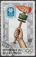 BURUNDI 1968 Winter Olympic Games Grenoble - 60f Olympic Torch FU - Usados