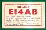 RADIO POSTCARD  EI-4AB WATERFORD, IRELAND CARD  Sent In 1958 To URUGUAY - Radio Amateur
