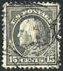 US #418 XF/SUPERB Used 15c Franklin Of 1912 - Usados