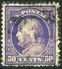 US #422 Used 50c Franklin Of 1912 - Usati