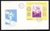 Romania FDC 1980 Olympic Games Moscova Hand-ball Block 1x Cover. - FDC