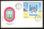 Romania FDC 1 COVER BLOCK ´78 Argentina World Cup,Football,soccer. - FDC