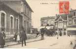 CPA HOUILLES - PLACE DE LA GARE - Houilles